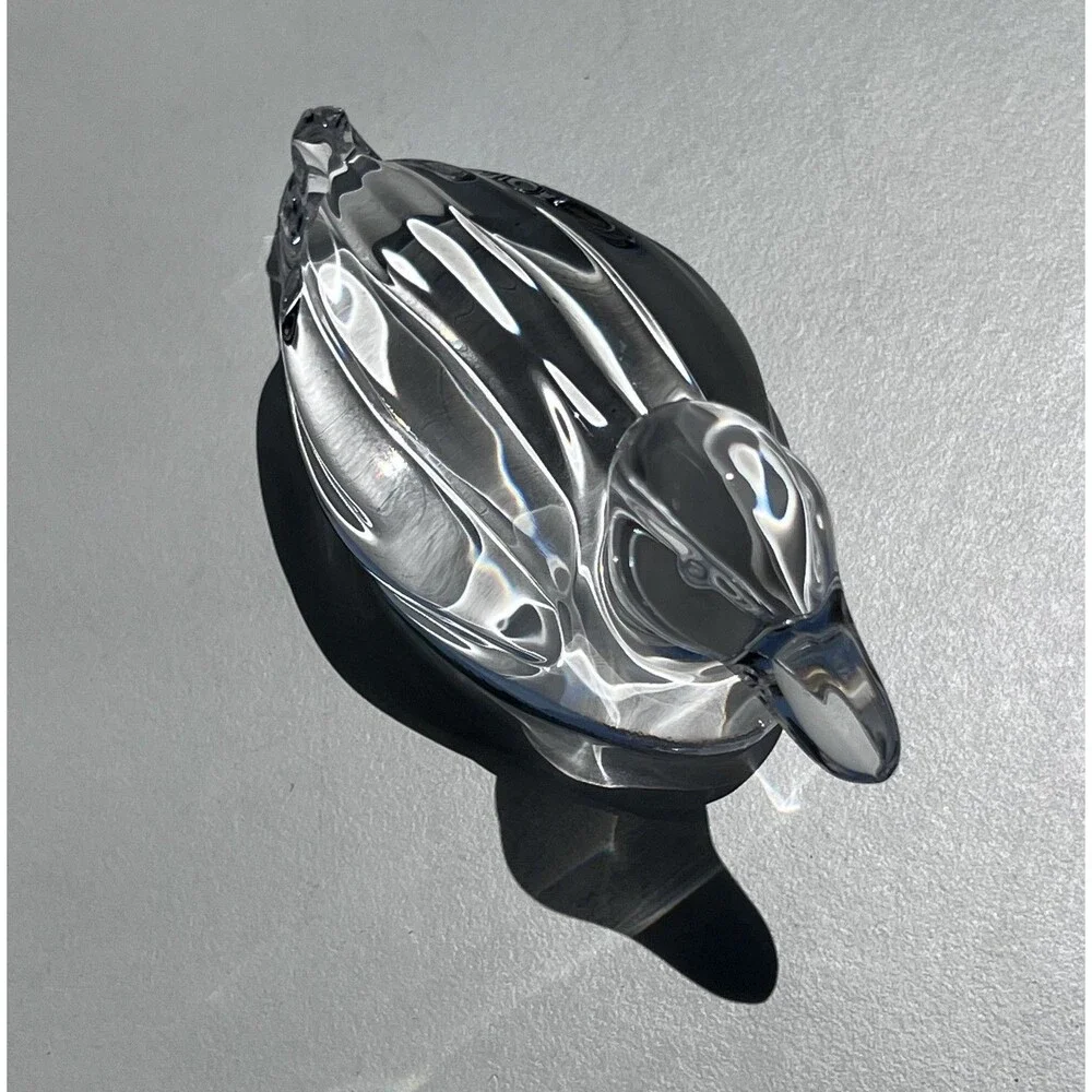 Princess House 24% Lead Crystal Duck Collection Germany Paperweight Figurine